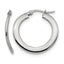 Stainless Steel Polished Hoop Earrings for Women