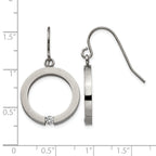 Stainless Steel Polished Drop Dangle Earrings for Women