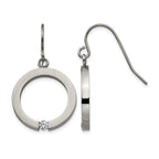 Stainless Steel Polished Drop Dangle Earrings for Women