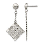 Stainless Steel Polished Drop Dangle Earrings for Women