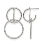Stainless Steel Polished Drop Dangle Earrings for Women