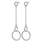 Stainless Steel Polished Drop Dangle Earrings for Women