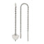 Stainless Steel Polished Heart Threader Earrings for Women