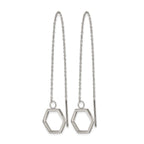 Stainless Steel Polished Threader Earrings for Women