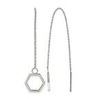 Stainless Steel Polished Threader Earrings for Women