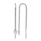 Stainless Steel Polished Threader Earrings for Women