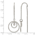 Stainless Steel Polished Threader Earrings for Women