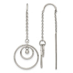 Stainless Steel Polished Threader Earrings for Women