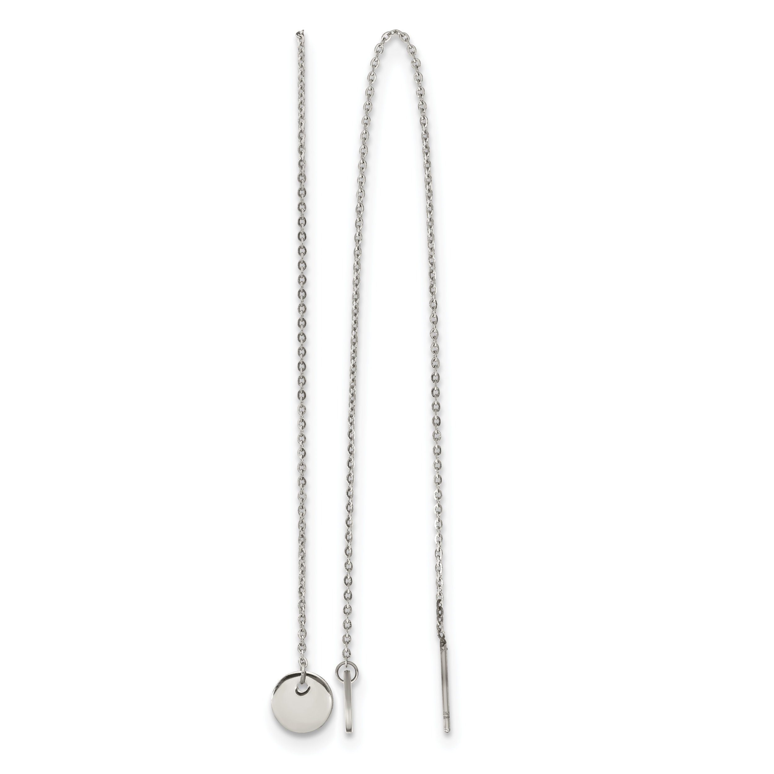 Stainless Steel Polished Threader Earrings for Women Main image