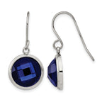 Stainless Steel Polished Drop Dangle Earrings for Women