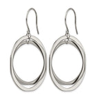 Stainless Steel Polished Drop Dangle Earrings for Women