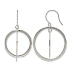Stainless Steel Polished Drop Dangle Earrings for Women