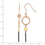 Stainless Steel Multi-Color Polished Drop Dangle Earrings for Women