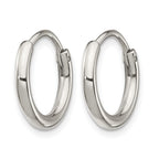 Stainless Steel Polished Endless Hoop Earrings for Women