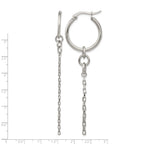 Stainless Steel Polished Drop Dangle Earrings for Women