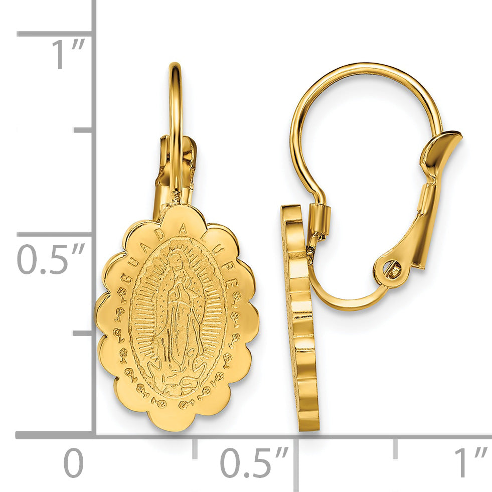 Stainless Steel Gold-Tone Polished Drop Dangle Earrings for Women