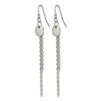 Stainless Steel Polished Drop Dangle Earrings for Women