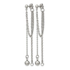 Stainless Steel Polished Drop Dangle Earrings for Women