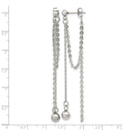 Stainless Steel Polished Drop Dangle Earrings for Women