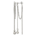 Stainless Steel Polished Drop Dangle Earrings for Women