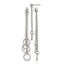 Stainless Steel Polished Drop Dangle Earrings for Women