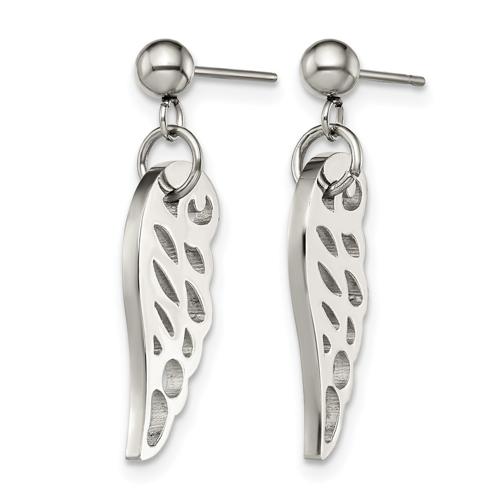 Stainless Steel Polished Drop Dangle Earrings for Women