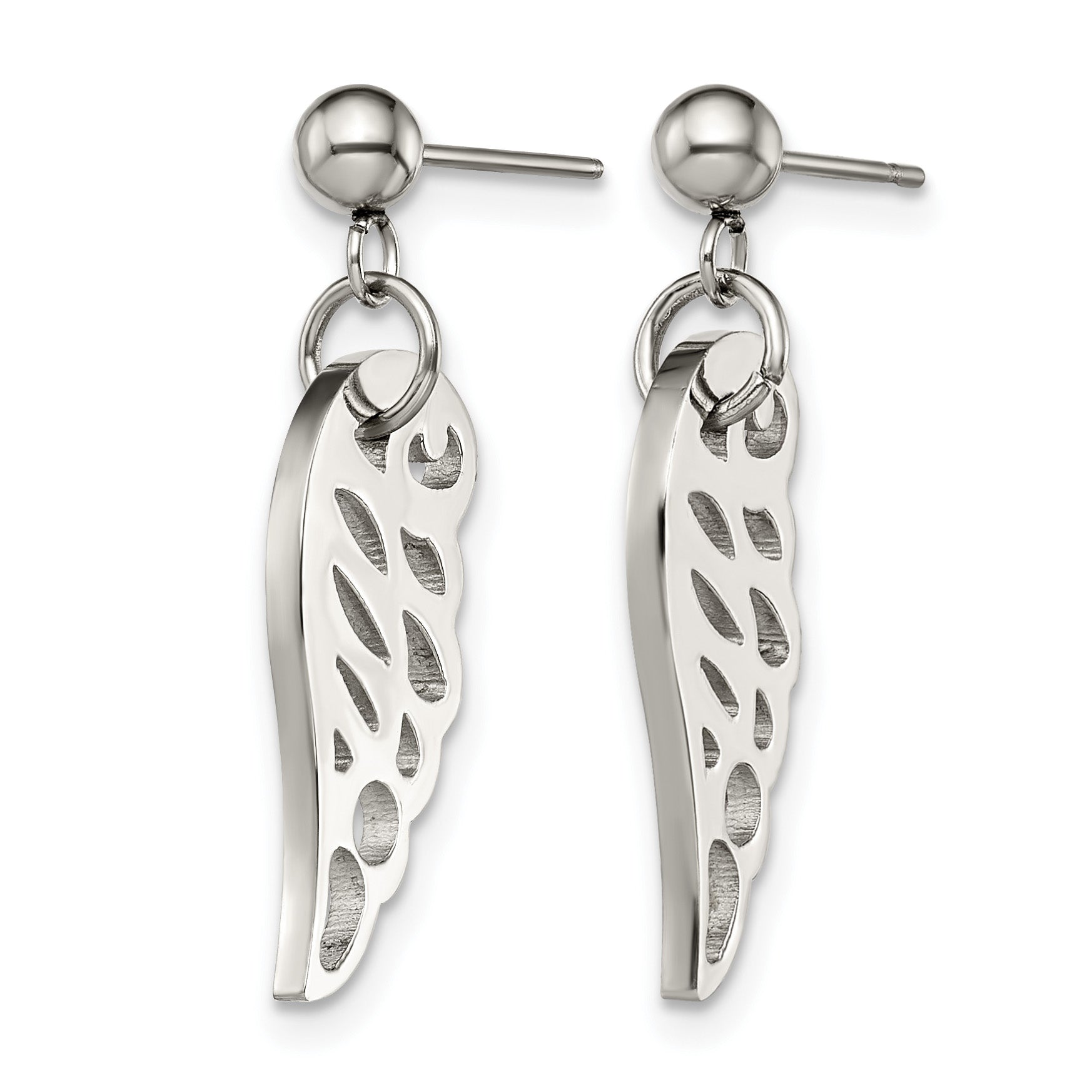 Stainless Steel Polished Drop Dangle Earrings for Women