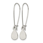 Stainless Steel Polished Teardrop Drop Dangle Earrings for Women
