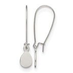 Stainless Steel Polished Teardrop Drop Dangle Earrings for Women