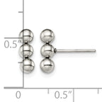 Stainless Steel Polished Ball Earrings for Women