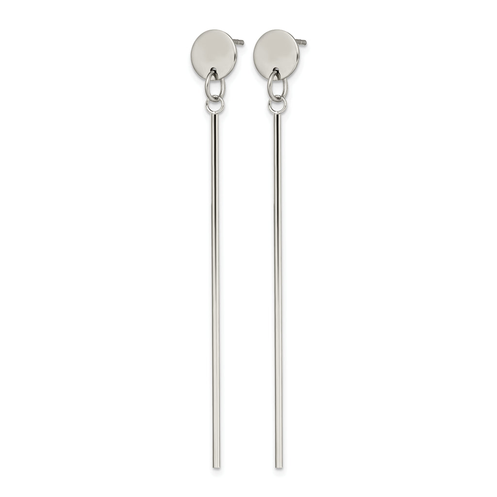Stainless Steel Polished Drop Dangle Earrings for Women