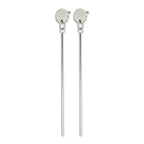 Stainless Steel Polished Drop Dangle Earrings for Women