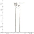 Stainless Steel Polished Drop Dangle Earrings for Women