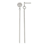 Stainless Steel Polished Drop Dangle Earrings for Women