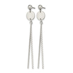 Stainless Steel Polished Drop Dangle Earrings for Women