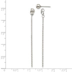 Stainless Steel Polished Drop Dangle Earrings for Women