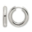 Stainless Steel Polished Hinged Huggie Hoop Earrings