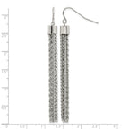 Stainless Steel Polished Drop Dangle Earrings for Women