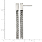 Stainless Steel Polished Drop Dangle Earrings for Women
