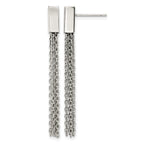Stainless Steel Polished Drop Dangle Earrings for Women