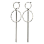 Stainless Steel Polished Drop Dangle Earrings for Women