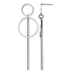 Stainless Steel Polished Drop Dangle Earrings for Women