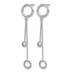 Stainless Steel Polished Drop Dangle Earrings for Women