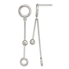 Stainless Steel Polished Drop Dangle Earrings for Women