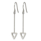 Stainless Steel Polished Drop Dangle Earrings for Women
