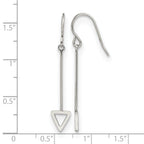 Stainless Steel Polished Drop Dangle Earrings for Women