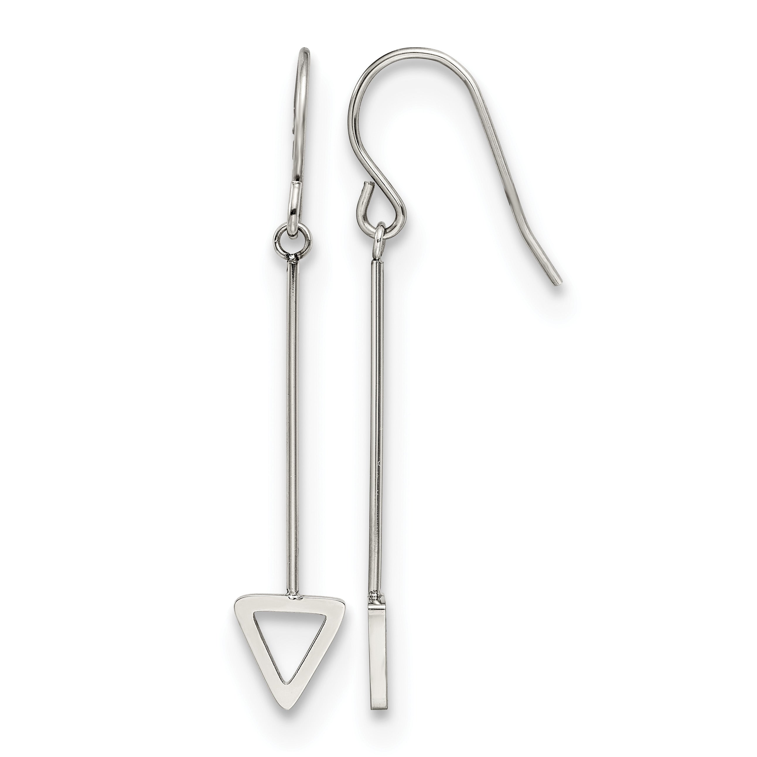 Stainless Steel Polished Drop Dangle Earrings for Women Main image