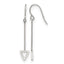 Stainless Steel Polished Drop Dangle Earrings for Women