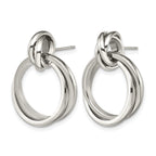Stainless Steel Polished Drop Dangle Earrings for Women