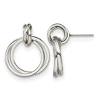 Stainless Steel Polished Drop Dangle Earrings for Women